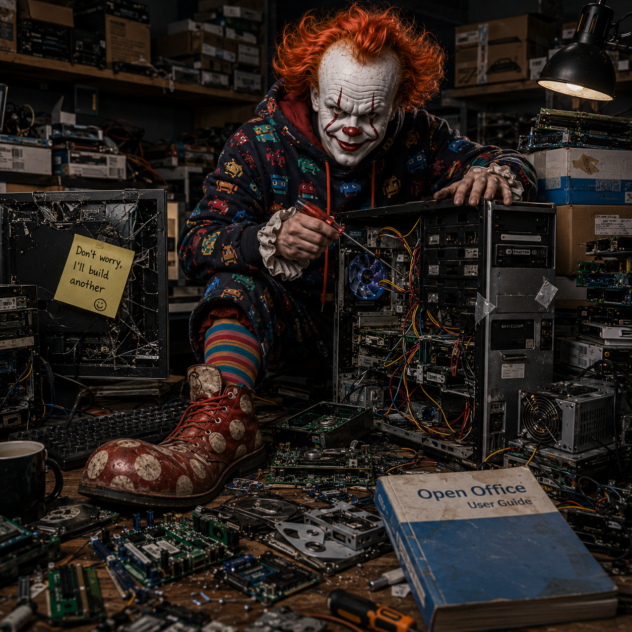 The DIY White-Box Builder IT Clown
